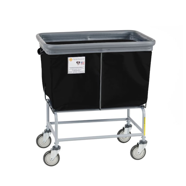 Elevated Basket Truck, Vinyl, Bumper, 6 Bushel, Black